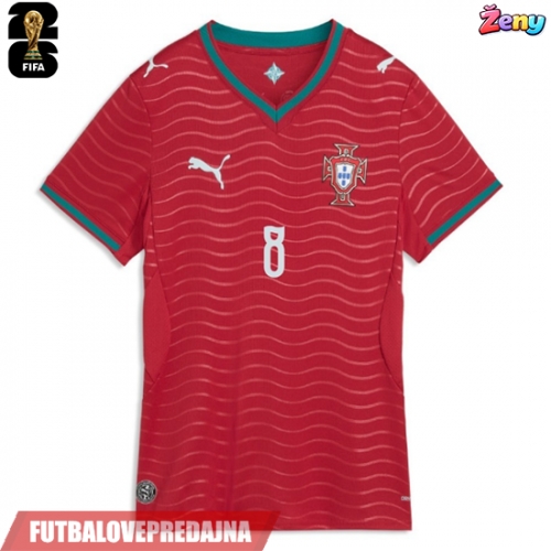 Lacne Ženy Futbalové dres Portugalsko Bruno Fernandes #8 MS 2026 Krátky Rukáv - Domáci